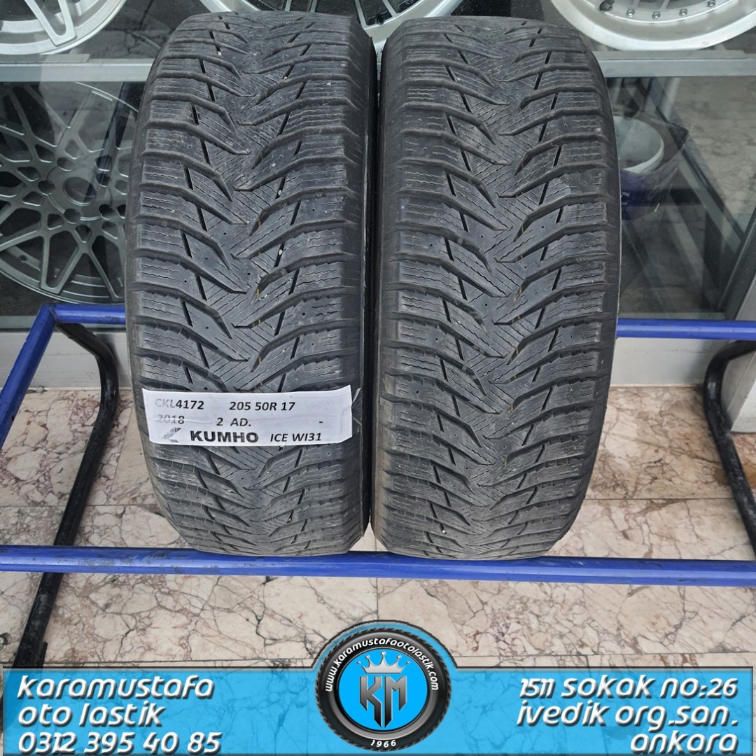 205 50 R 17 KUMHO ICE WI31 93T * 2018 * 2 ADET * CKL4172