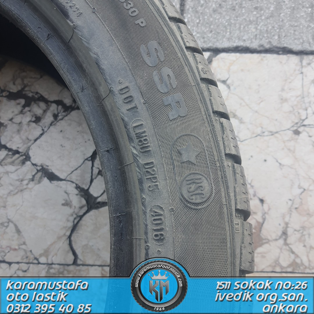 245 45 R 18 CONTINENTAL TS830 RFT 100V * 2016 * 4 ADET * CKL4178