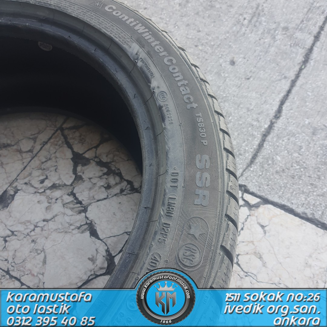 245 45 R 18 CONTINENTAL TS830 RFT 100V * 2016 * 4 ADET * CKL4178