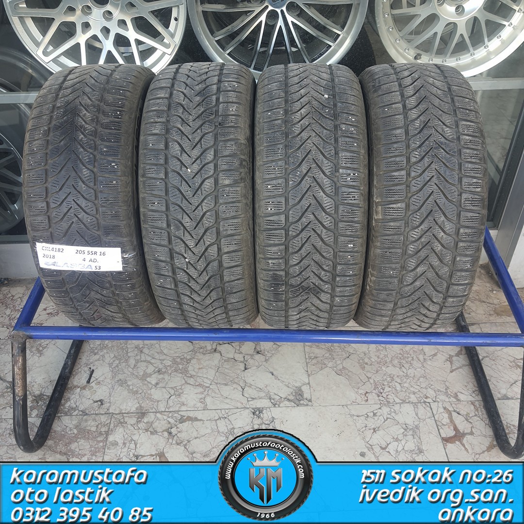 205 55 R 16 LASSA SNOWAYS3 91H * 2018 * 4 ADET * CKL4182