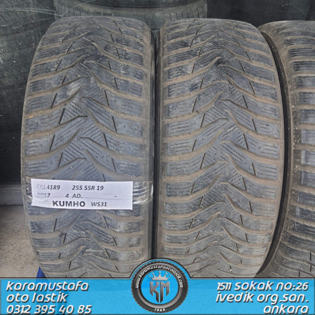 255 55 R 19 KUMHO WS31 111T * 2017 * 4 ADET * CKL4189