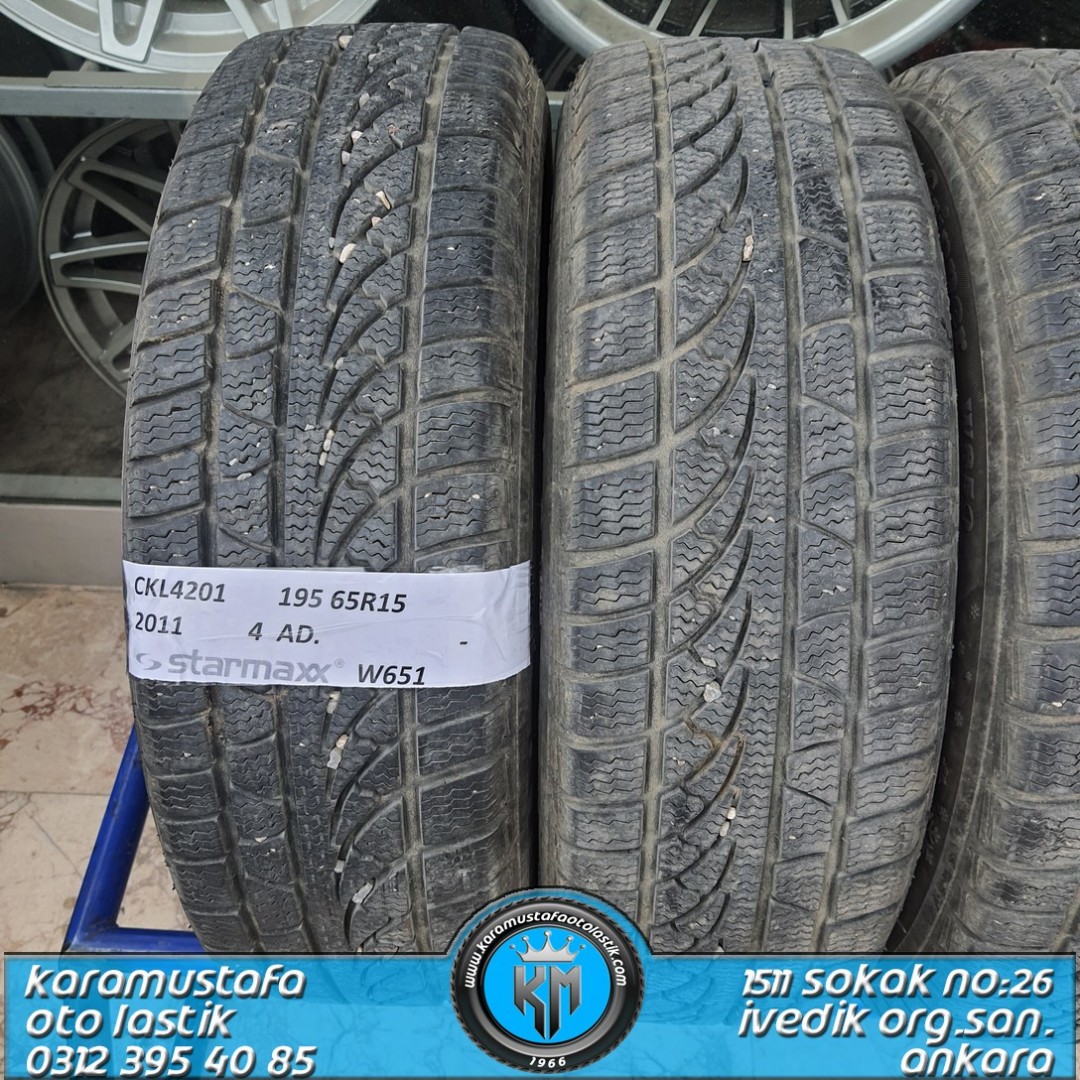195 65 R 15 STARMAXX W850 91H * 2011 * 4 ADET * CKL4201