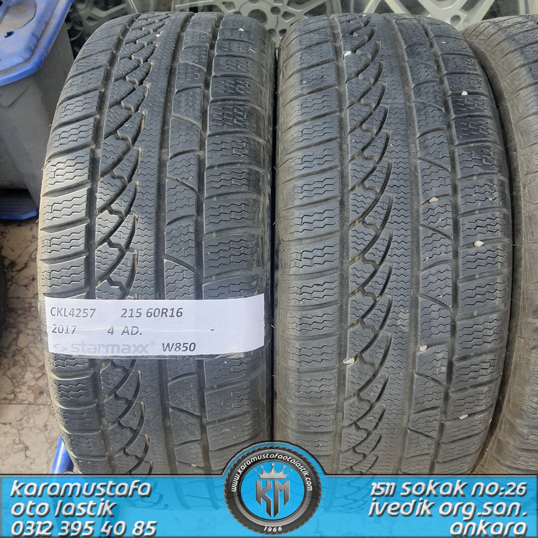 215 60 R 16 STARMAXX W850 95H * 2017 * 4 ADET * CKL4257