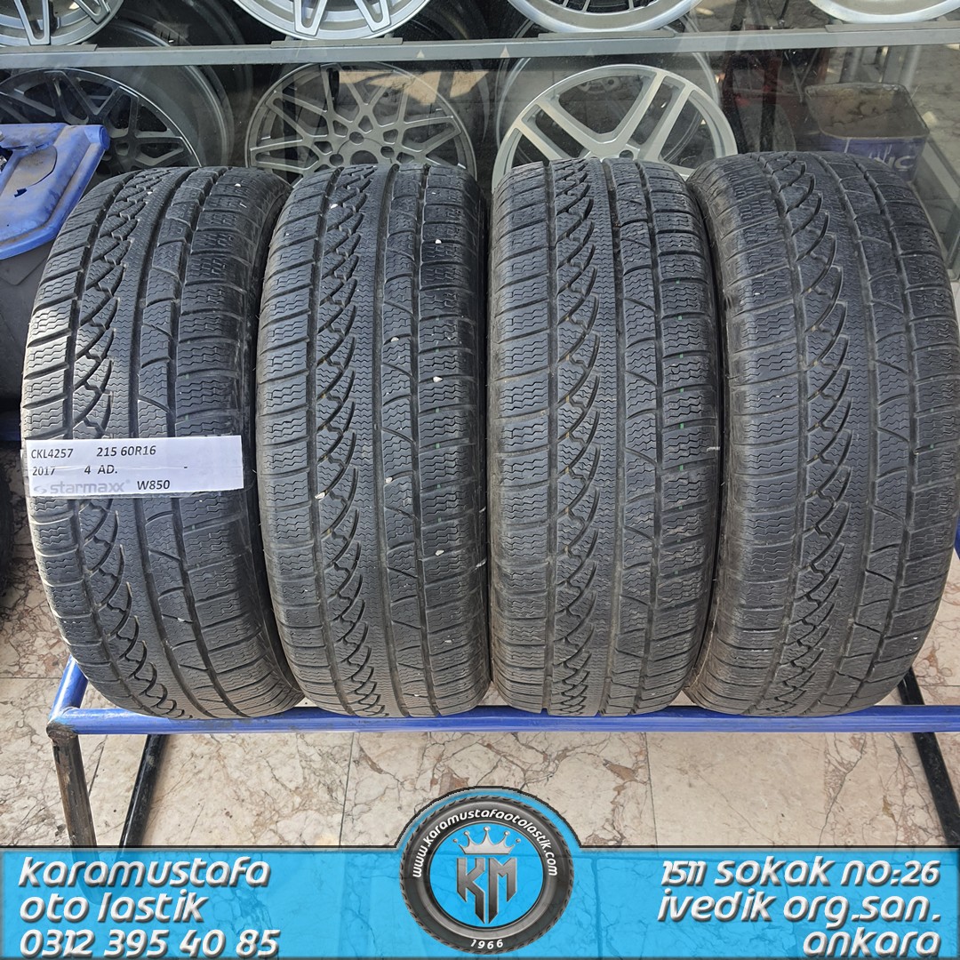 215 60 R 16 STARMAXX W850 95H * 2017 * 4 ADET * CKL4257