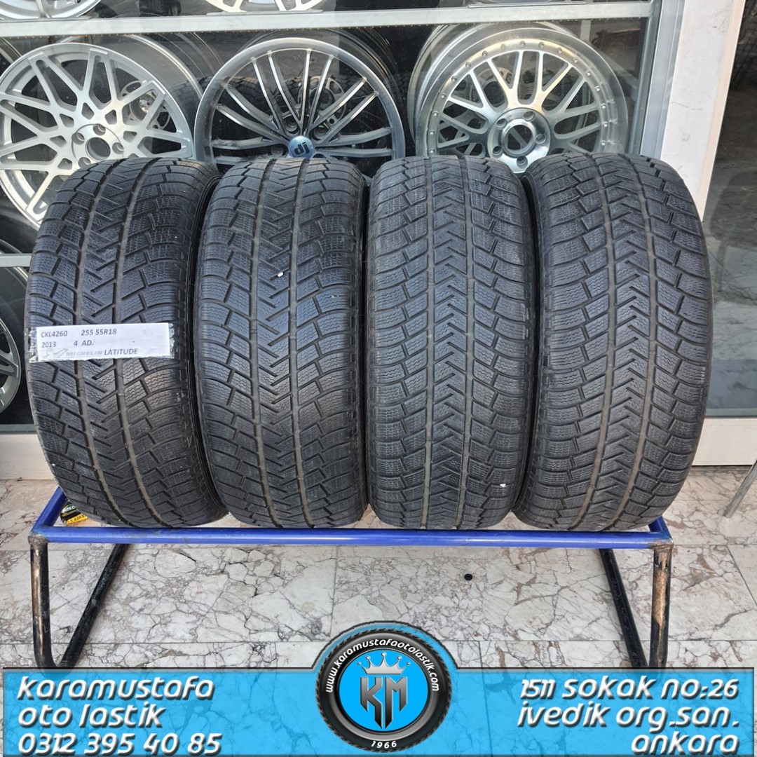 255 55 R 18 MICHELIN LATITUDE 105H * 2013 * 4 ADET * CKL4260