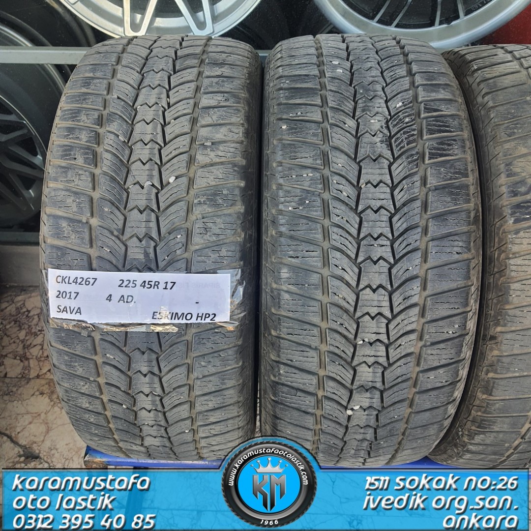225 45 R 17 SAVA ESKIMO HP2 94V * 2017 * 4 ADET * CKL4267
