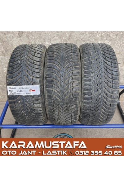 225 45 R 17 MICHELIN ALPIN 91H * 2013 * 2 ADET * CKL4286