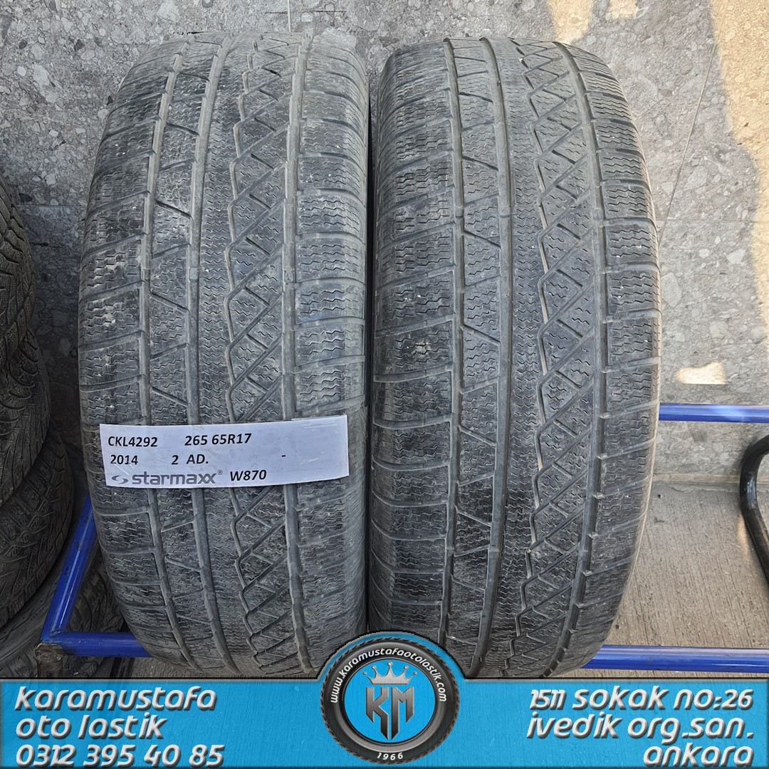 265 65 R 17 STARMAXX W871 116H * 2014 * 2 ADET * CKL4292