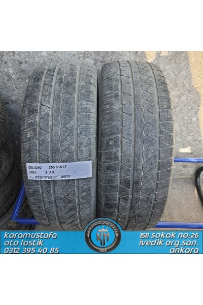 265 65 R 17 STARMAXX W871 116H * 2014 * 2 ADET * CKL4292