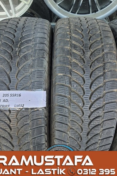 205 55 R 16 BRIDGESTONE LM32 RFT 91H * 2015 * 4 ADET * CKL4293