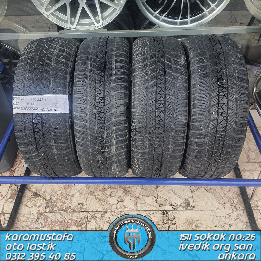 195 55 R 15 MILESTONE MAXGRIP 85H * 2017 * 4 ADET * CKL4318