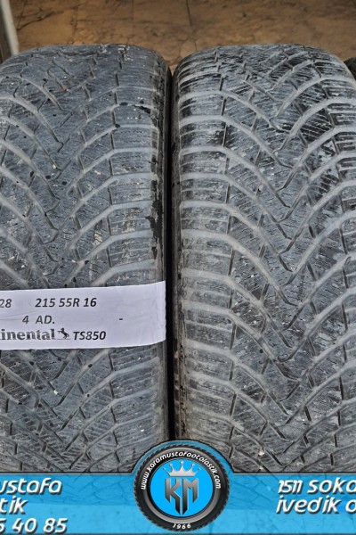 215 55 R 16 CONTINENTAL TS850 93H * 2014 * 4 ADET * CKL4328