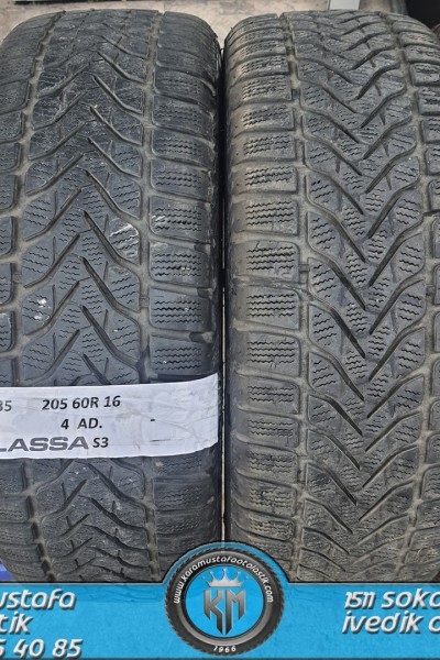 205 60 R 16 LASSA SNOWAYS3 92H * 2015 * 4 ADET * CKL4335
