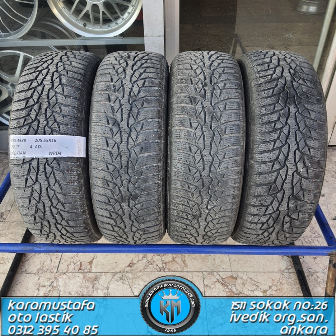 205 55 R 16 NOKIAN WRD4 RFT 92H * 2017 * 4 ADET * CKL4338