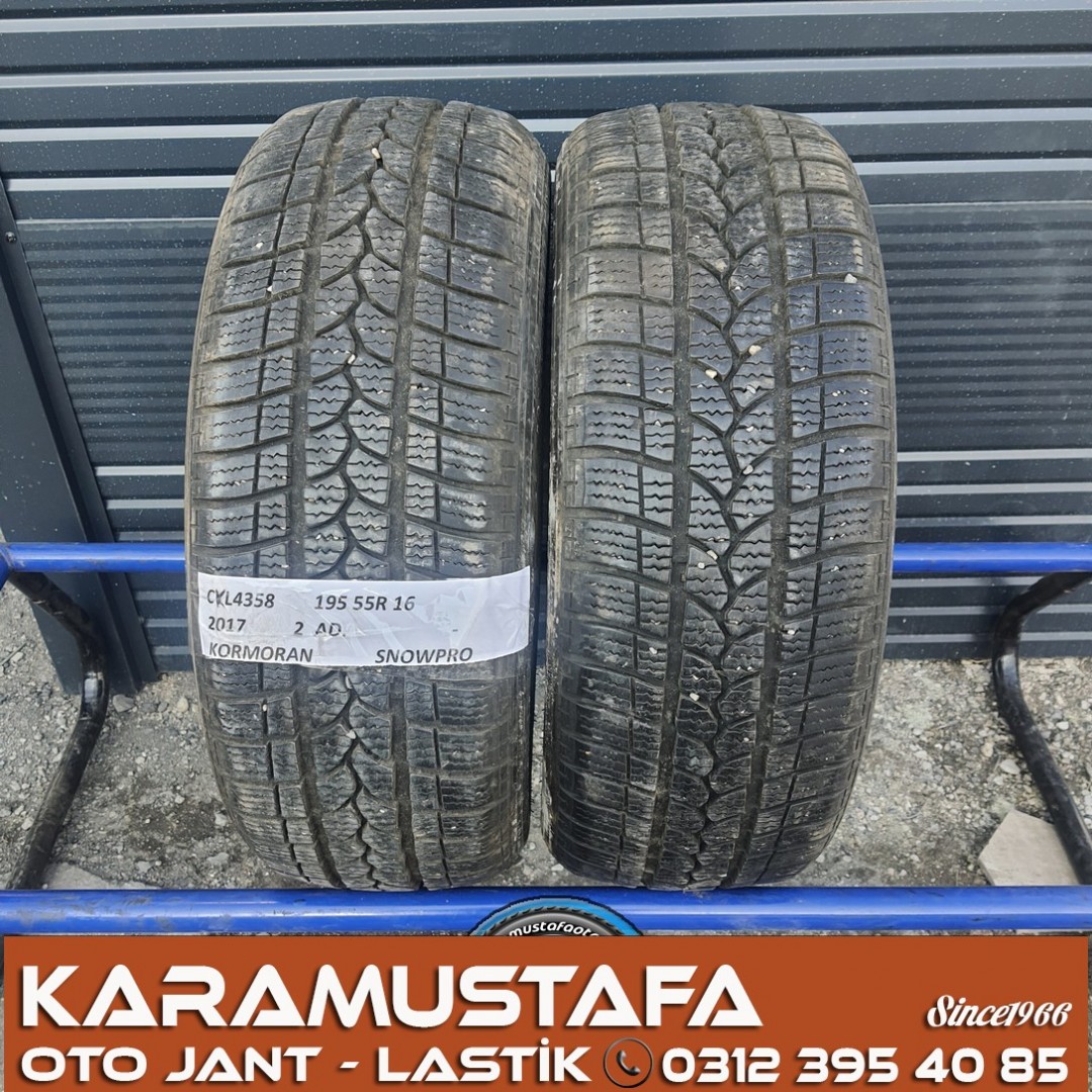 195 55 R 16 KORMORAN SNOWPRO * 2017 * 2 ADET * CKL4358