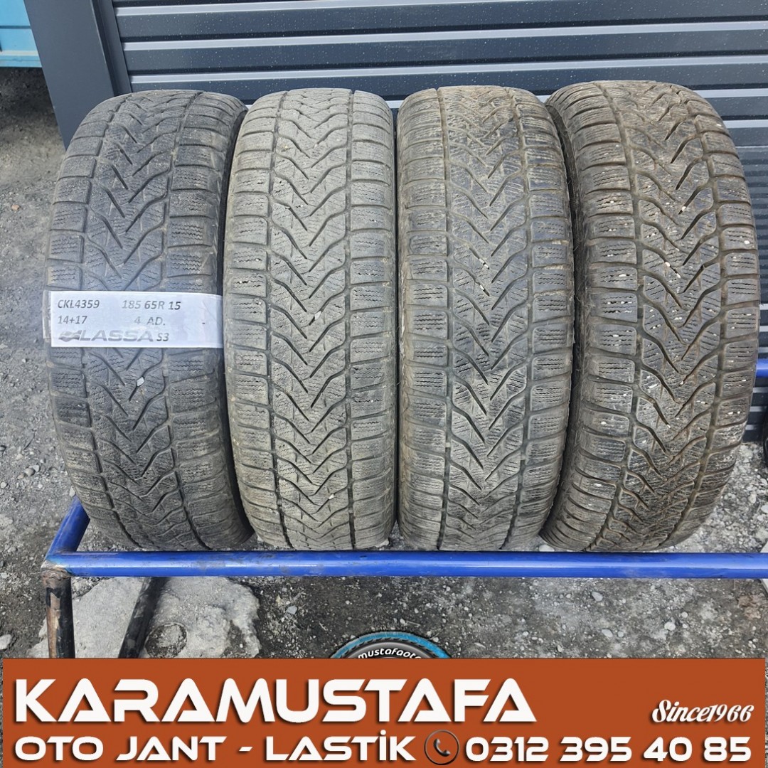 185 65 R 15 LASSA SNOWAYS3 88T * 2014/2017 * 4 ADET * CKL4359