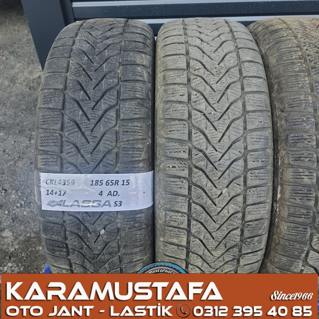 185 65 R 15 LASSA SNOWAYS3 88T * 2014/2017 * 4 ADET * CKL4359