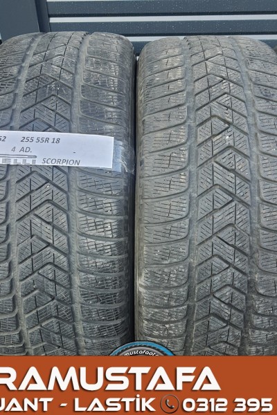 255 55 R 18 PIRELLI SCORPION 109V * 2012 * 4 ADET * CKL4362