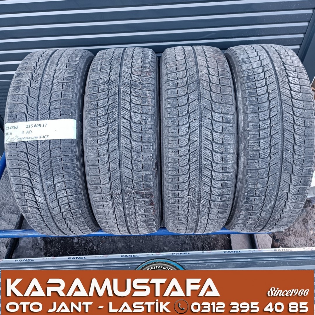 215 60 R 17 MICHELIN X-ICE 96T * 2016 * 4 ADET * CKL4363