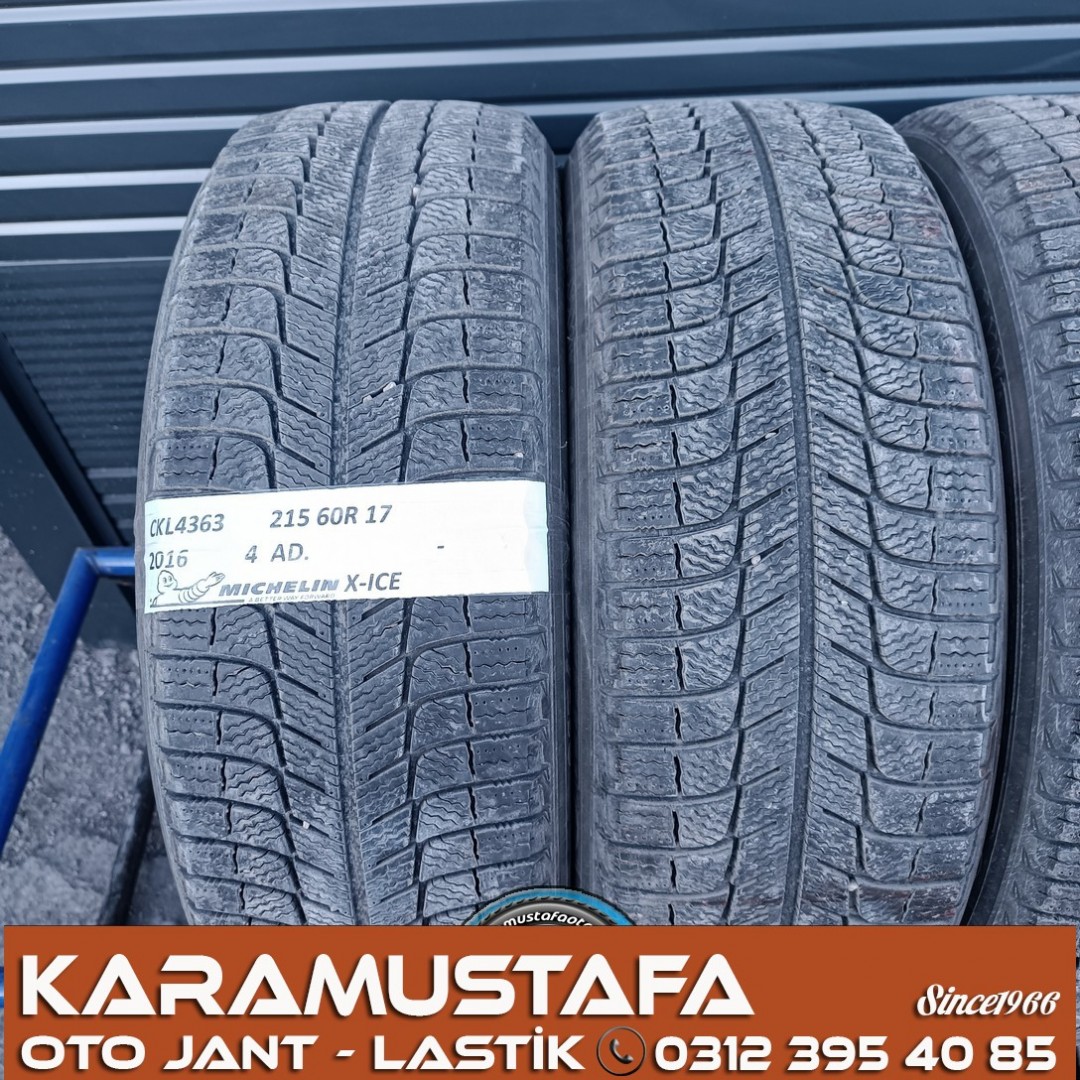 215 60 R 17 MICHELIN X-ICE 96T * 2016 * 4 ADET * CKL4363