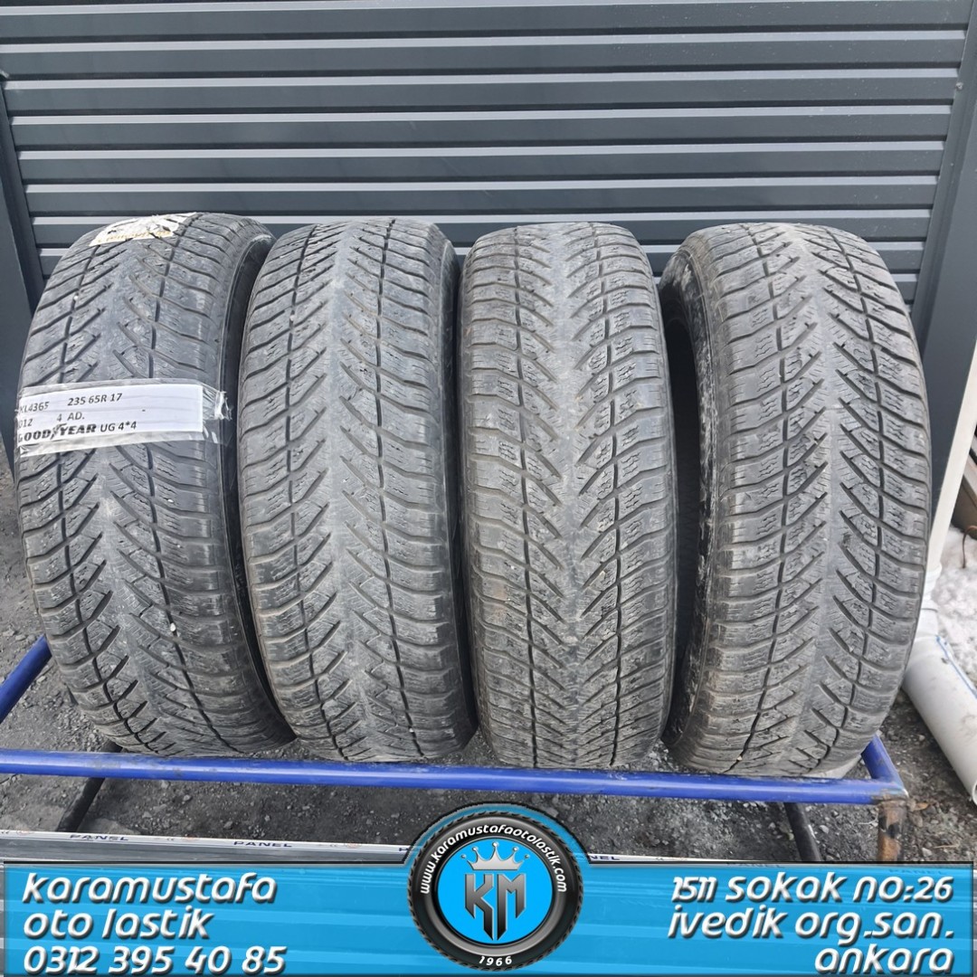235 65 R 17 GOODYEAR UG 4*4 108H * 2012 * 4 ADET * CKL4365