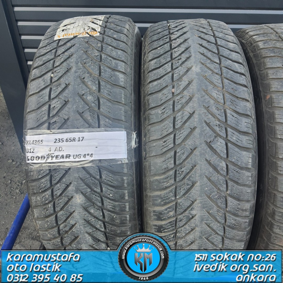 235 65 R 17 GOODYEAR UG 4*4 108H * 2012 * 4 ADET * CKL4365
