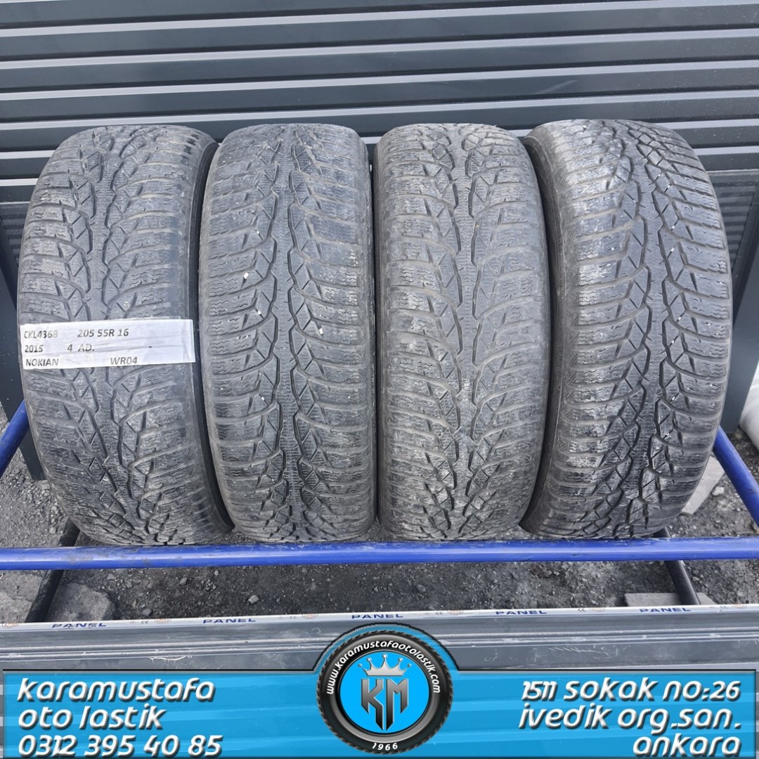 205 55 R 16 NOKIAN WR04 91T * 2015 * 4 ADET * CKL4368