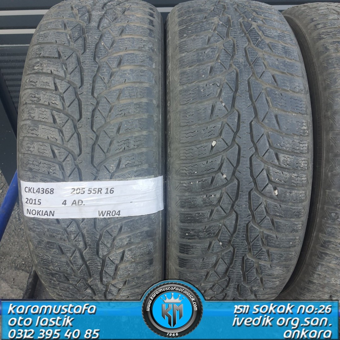 205 55 R 16 NOKIAN WR04 91T * 2015 * 4 ADET * CKL4368