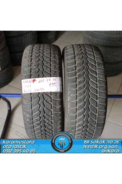 215 55 R 16 BRIODGESTONE LM32 93H * 2015 * 2 ADET * CKL437