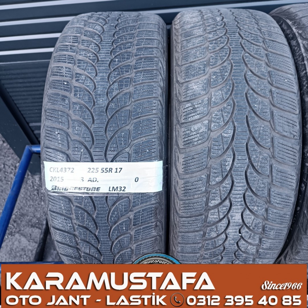 225 55 R 17 BRIDGESTONE LM32 97H * 2015 * 3 ADET * CKL4372