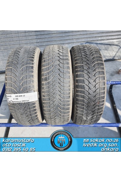 185 65 R 15 MICHELIN GREENX 88T * 2017 * 3 ADET * CKL4385