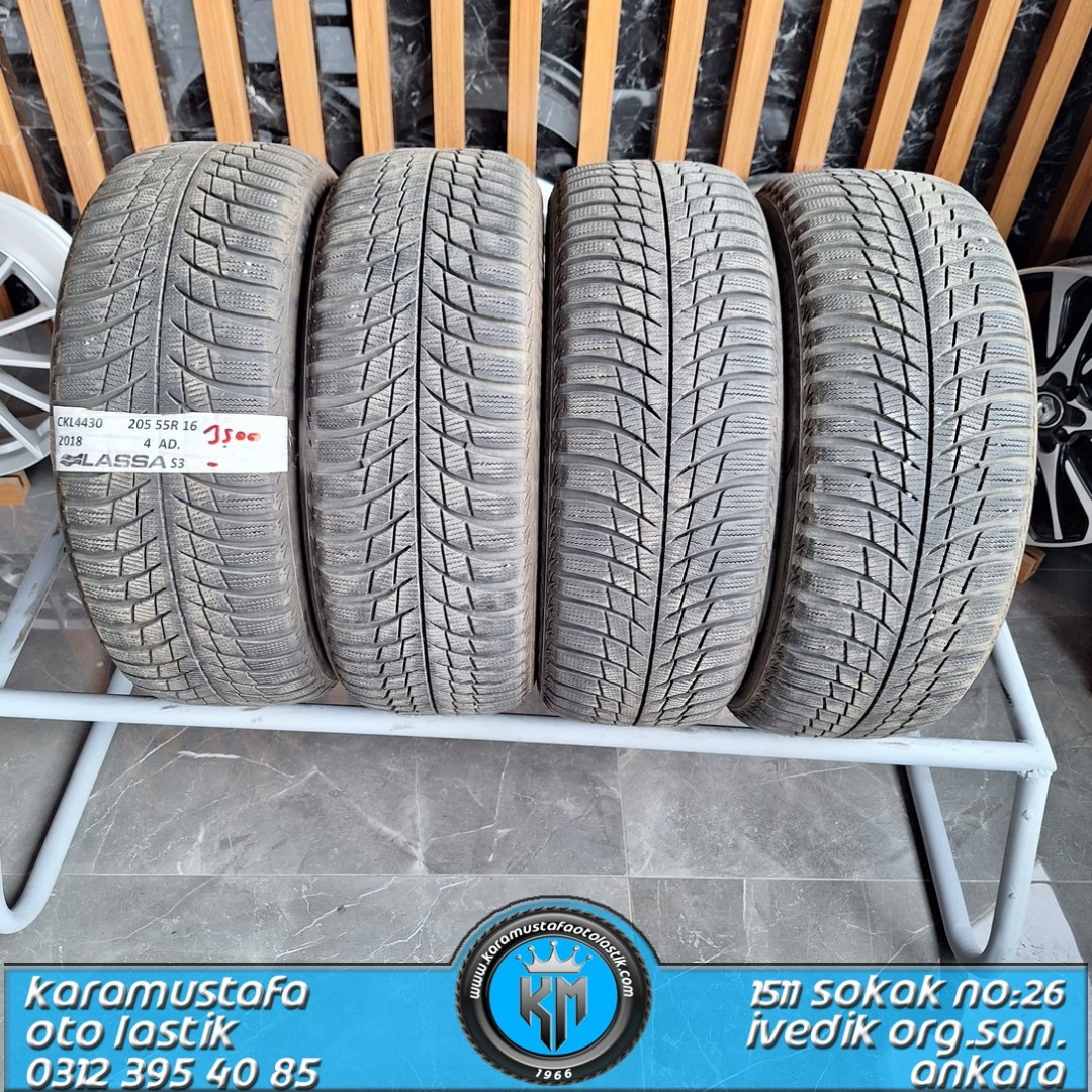 205 55 R 16 BRIDGESTONE LM001 91H * 2018 * 4 ADET * CKL4430