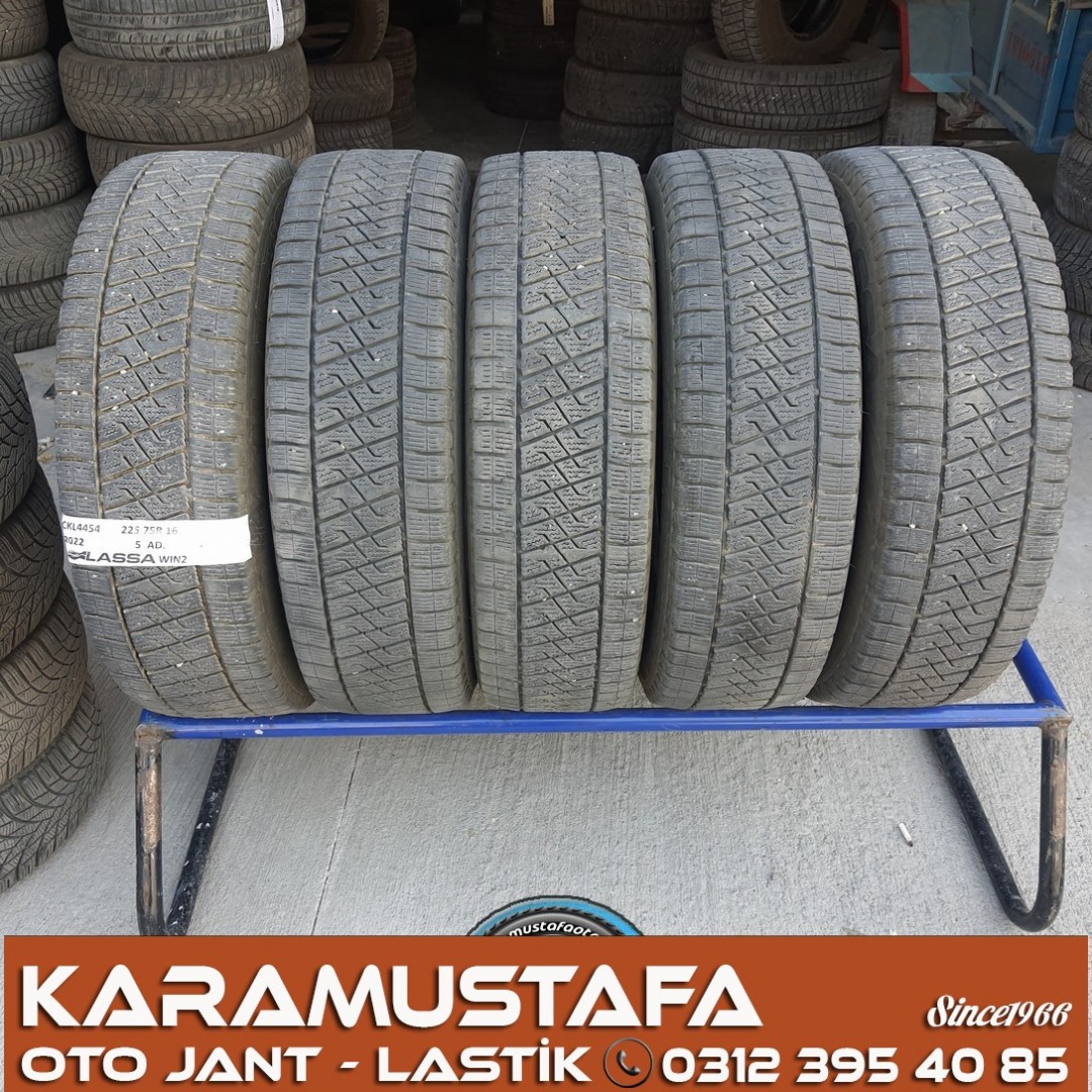 225 75 R 16 LASSA WINTUS2 121R * 2022 * 5 ADET * CKL4454