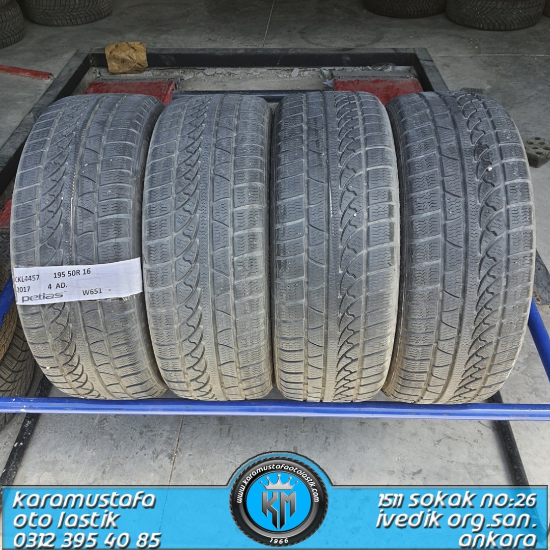 195 50 R 16 PETLAS W651 * 2017 * 4 ADET * CKL4457