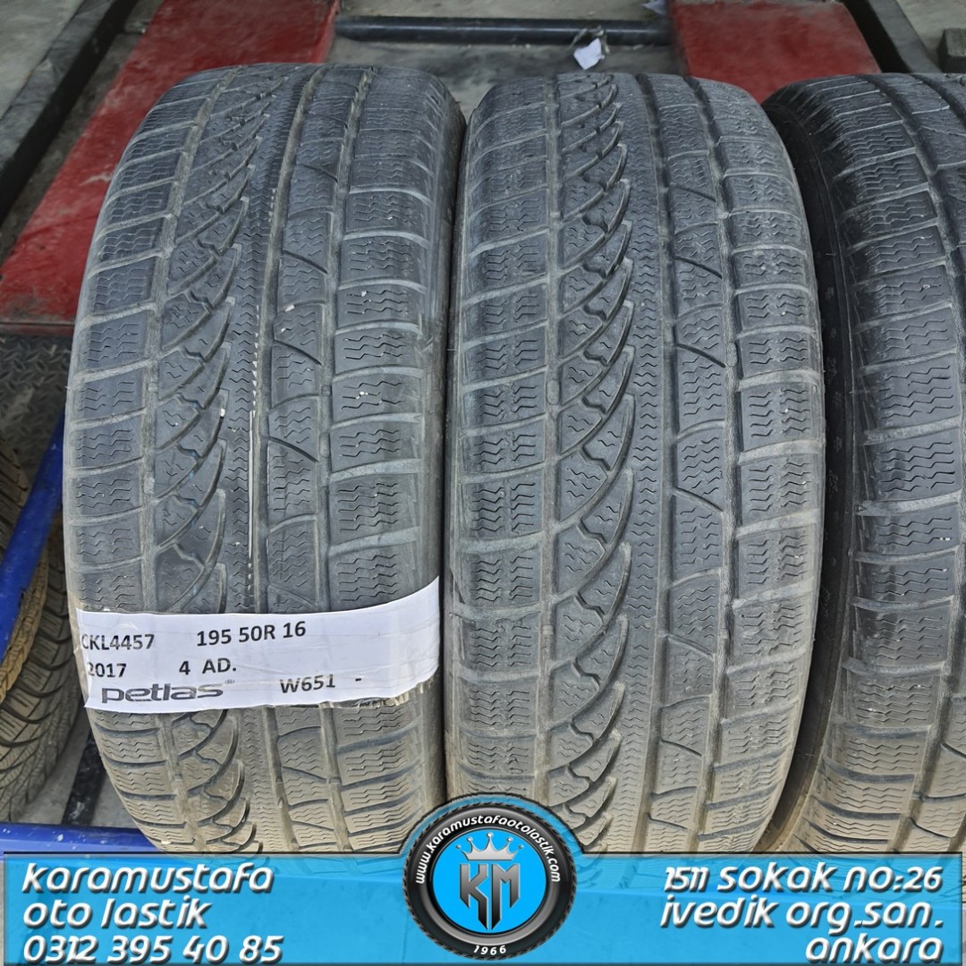 195 50 R 16 PETLAS W651 * 2017 * 4 ADET * CKL4457