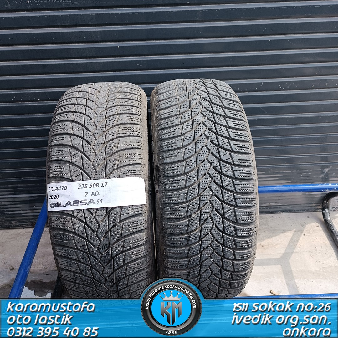 225 50 R 17 LASSA SNOWYAS4 * 2020 * 2 ADET * CKL4470