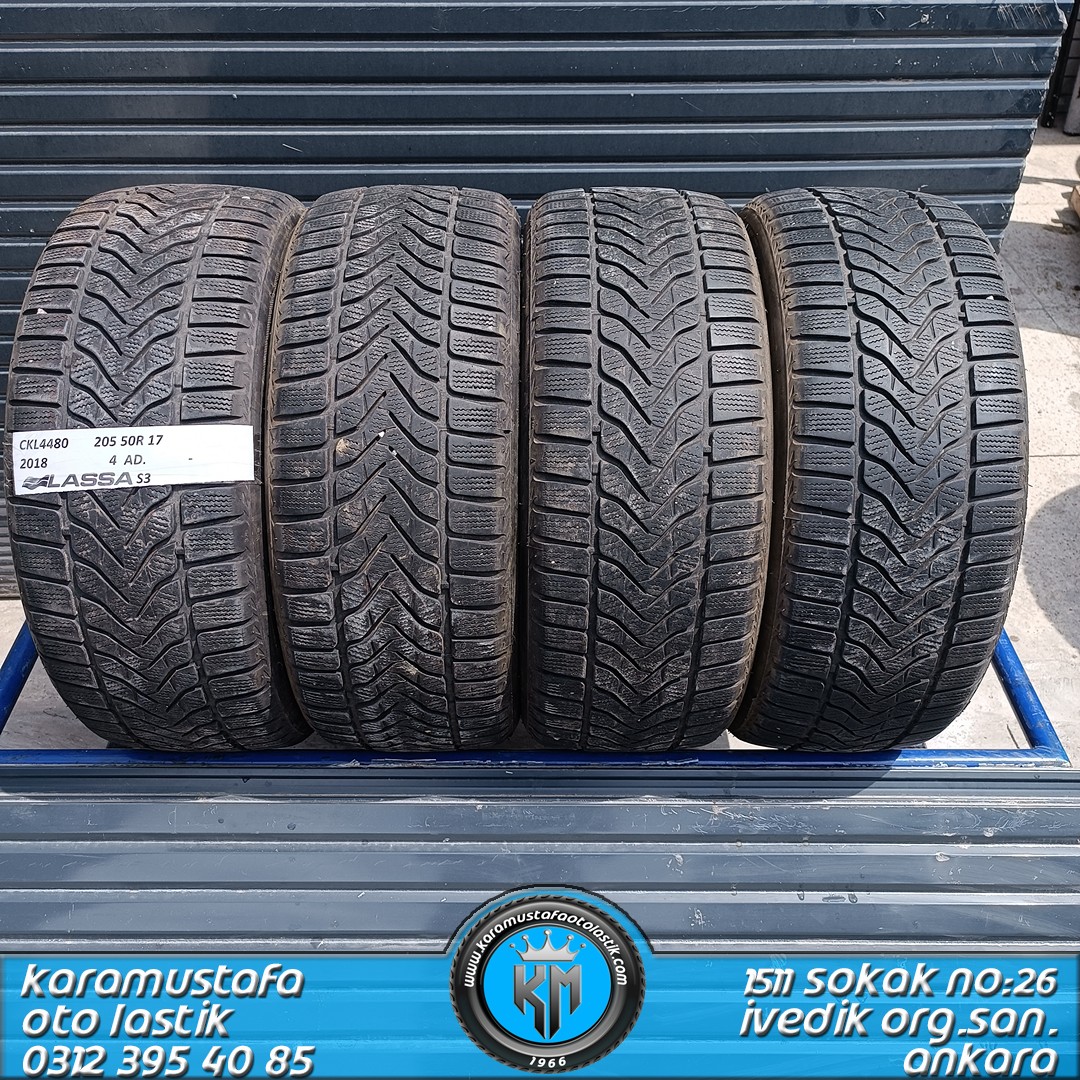 205 50 R 17 LASSA SNOWAYS3 * 2018 * 4 ADET * CKL4480