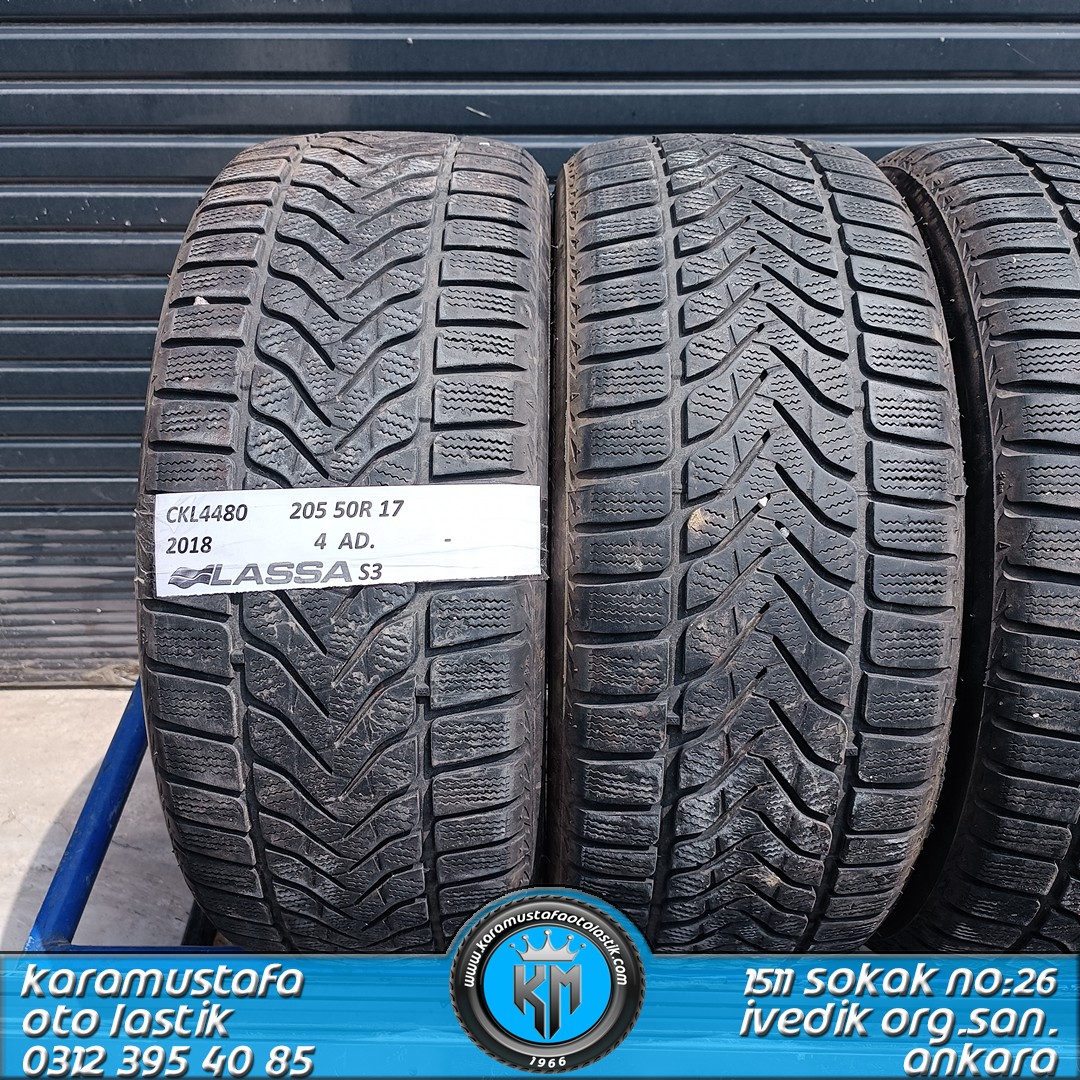 205 50 R 17 LASSA SNOWAYS3 * 2018 * 4 ADET * CKL4480
