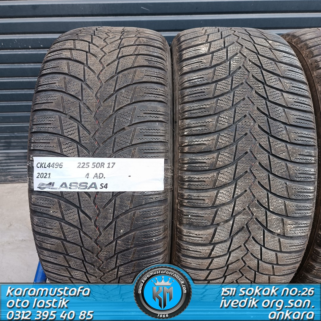 225 50 R 17 LASSA SNOWAYS4 98V * 2021 * 4 ADET * CKL4496