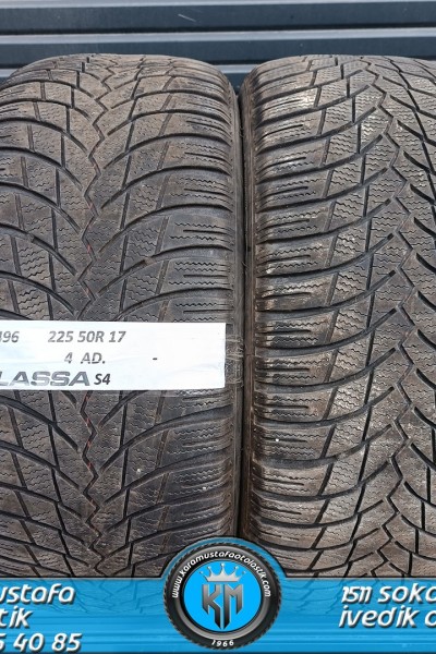 225 50 R 17 LASSA SNOWAYS4 98V * 2021 * 4 ADET * CKL4496