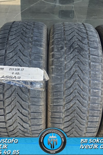 215 55 R 17 LASSA SNOWAYS3 98V * 2016 * 4 ADET * CKL4499