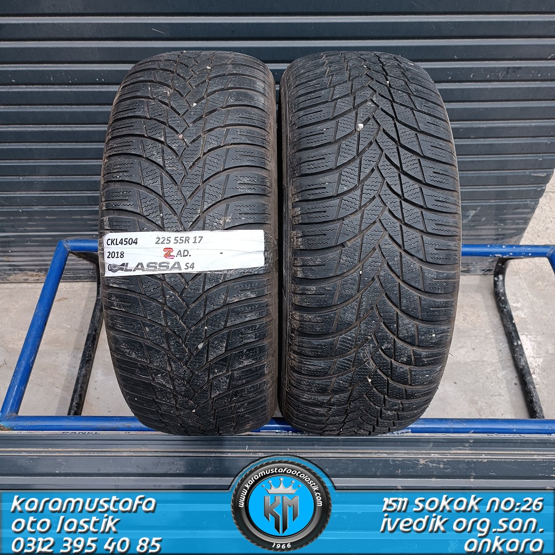 225 55 R 17 LASSA SNOWAYS4 101V * 2018 * 2 ADET * CKL4504