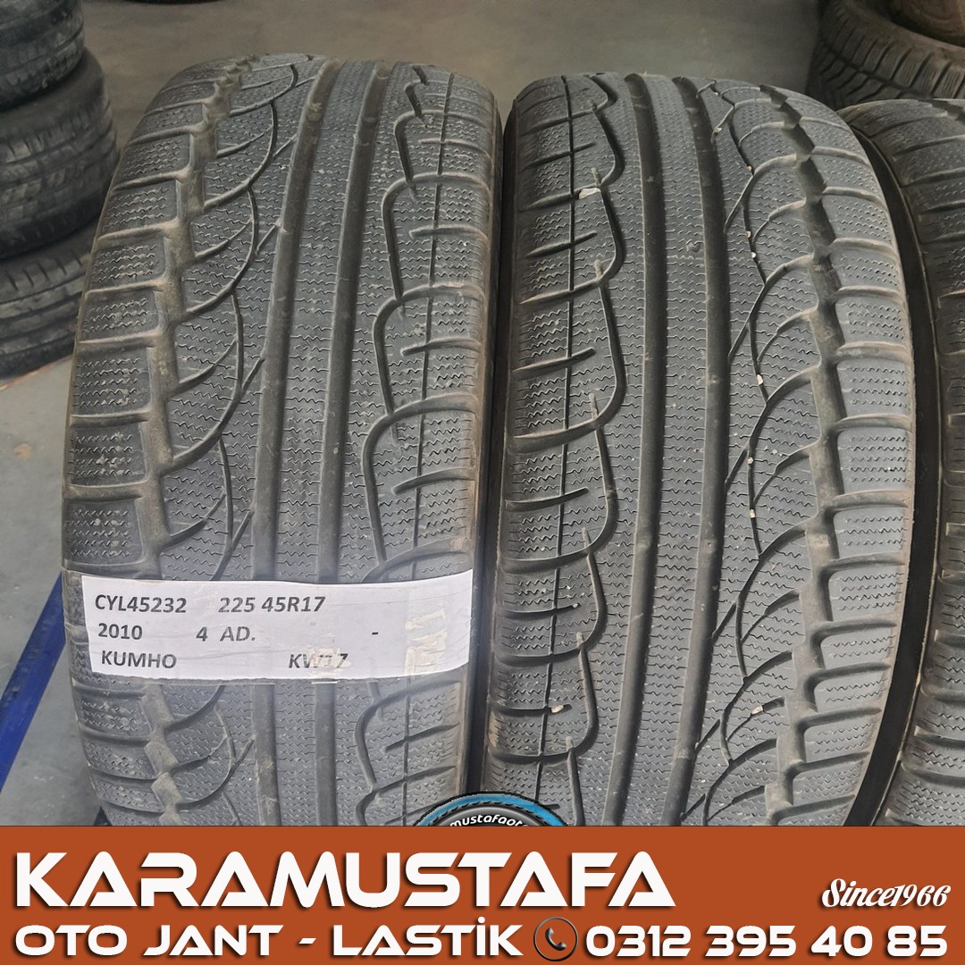 225 45 R 17 KUMHO KW17 91V * 2010 * 4 ADET * CKL4532