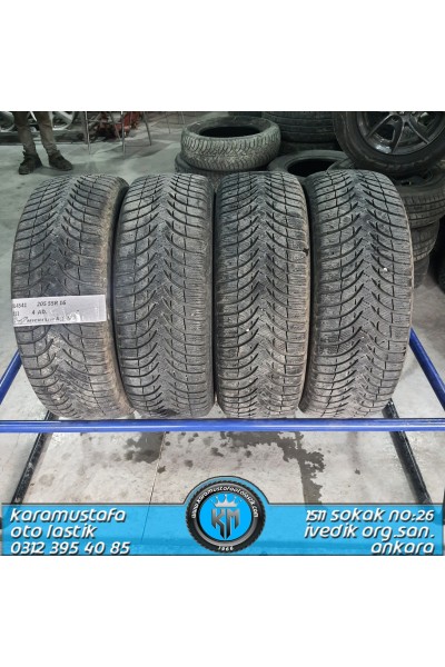 205 55 R 16 MICHELIN ALPIN 91T * 2011 * 4 ADET * CKL4541