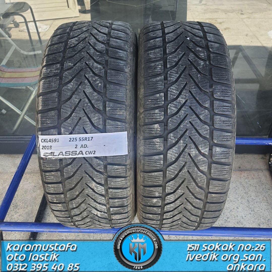225 55 R 17 LASSA CW2 97V * 2018 * 2 ADET * CKL4591