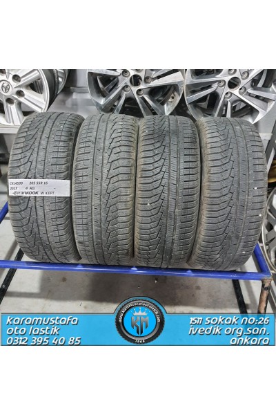 205 55 R 16 HANKOOK W ICEPT 91H * 2017 * 4 ADET * CKL4599