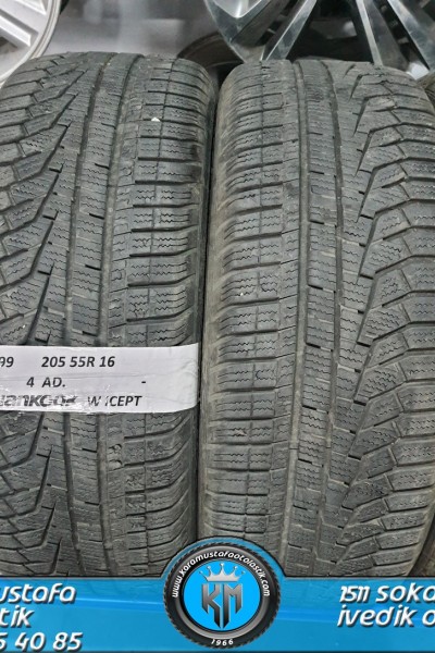 205 55 R 16 HANKOOK W ICEPT 91H * 2017 * 4 ADET * CKL4599