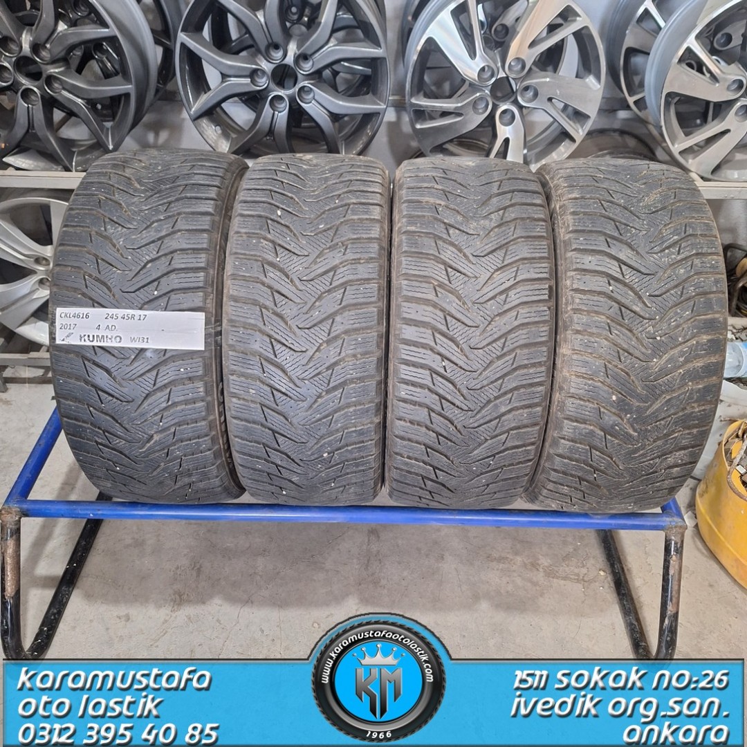 245 45 R 17 KUMHO WI31 99T * 2017 * 4 ADET * CKL4616