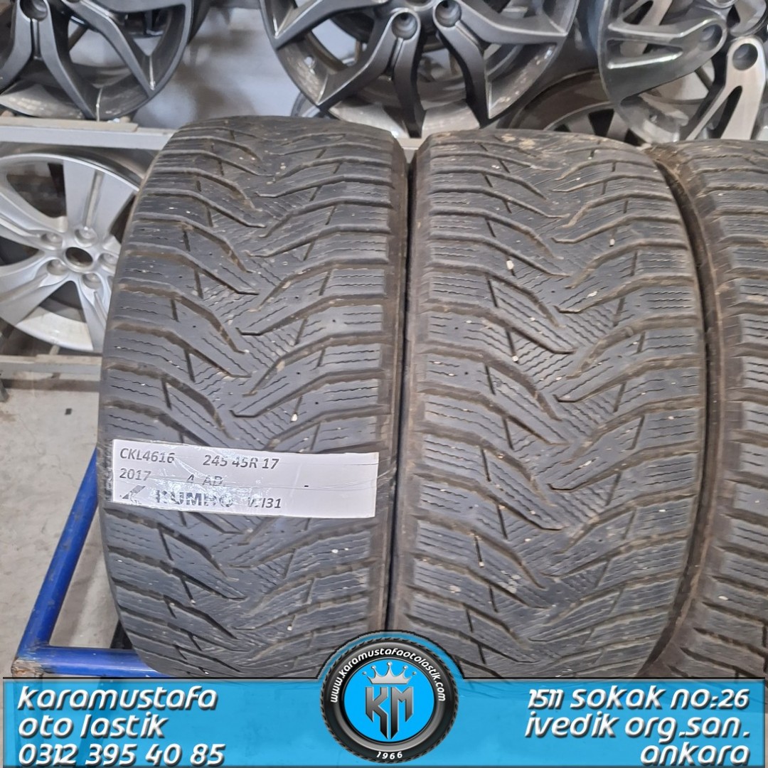 245 45 R 17 KUMHO WI31 99T * 2017 * 4 ADET * CKL4616