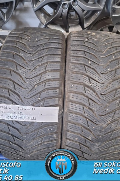 245 45 R 17 KUMHO WI31 99T * 2017 * 4 ADET * CKL4616